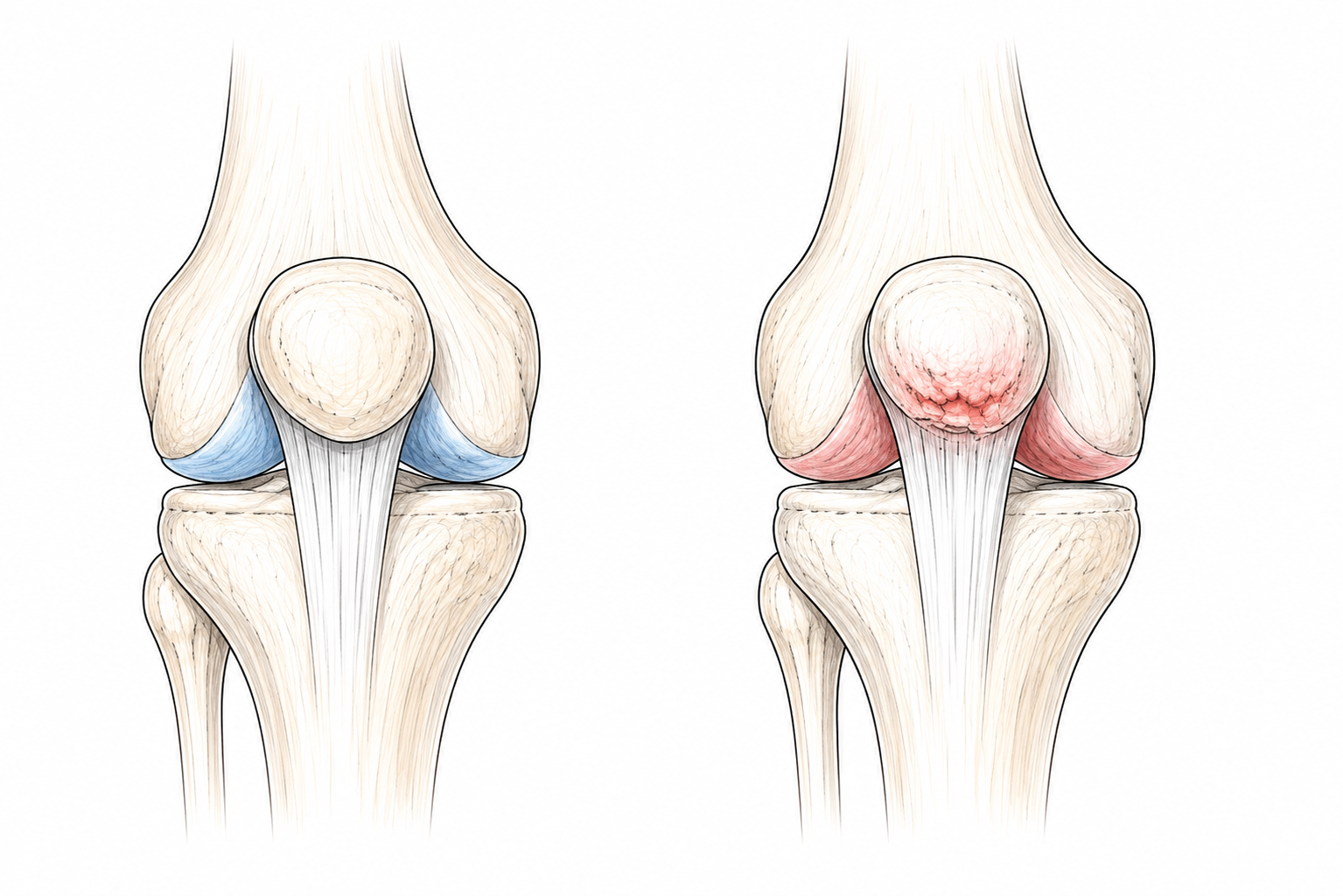 Chondropathia patellae – Knorpelschaden an der Rückseite der Kniescheibe